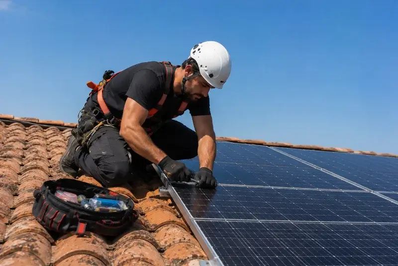 Maintenance et monitoring de panneaux solaires à Zinswiller