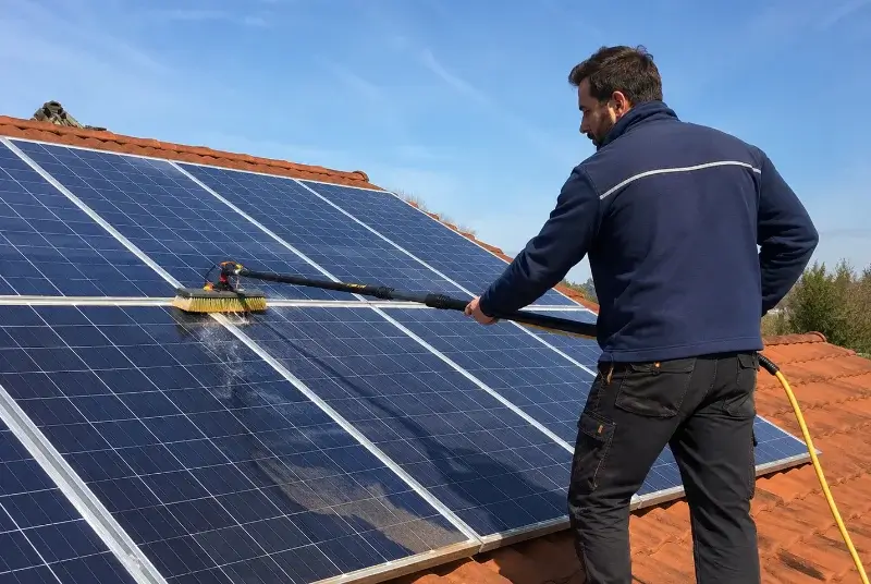 Nettoyage et entretien de panneaux solaires à Zinswiller